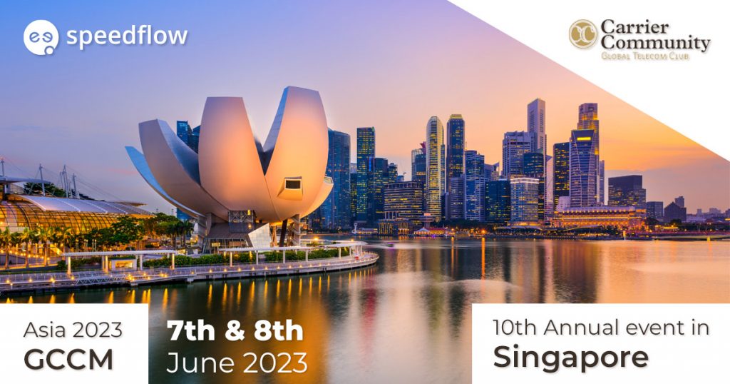 Off to Asia GCCM 2023 in Singapore Speedflow
