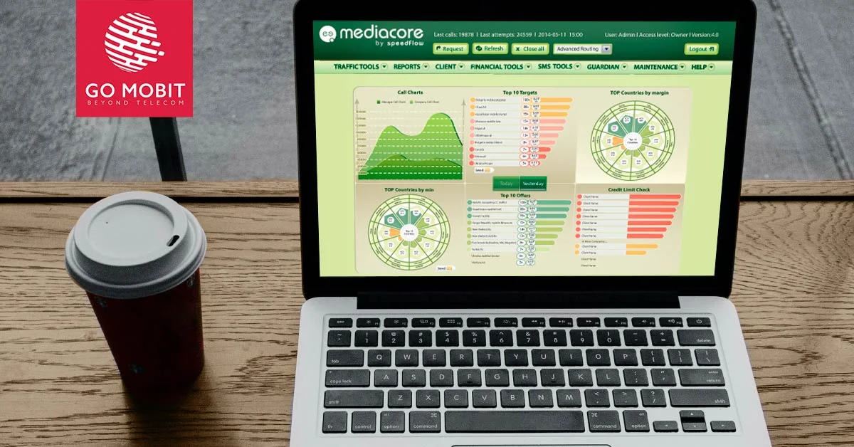 goMobit MediaCore testimonial: exponential voice traffic increase